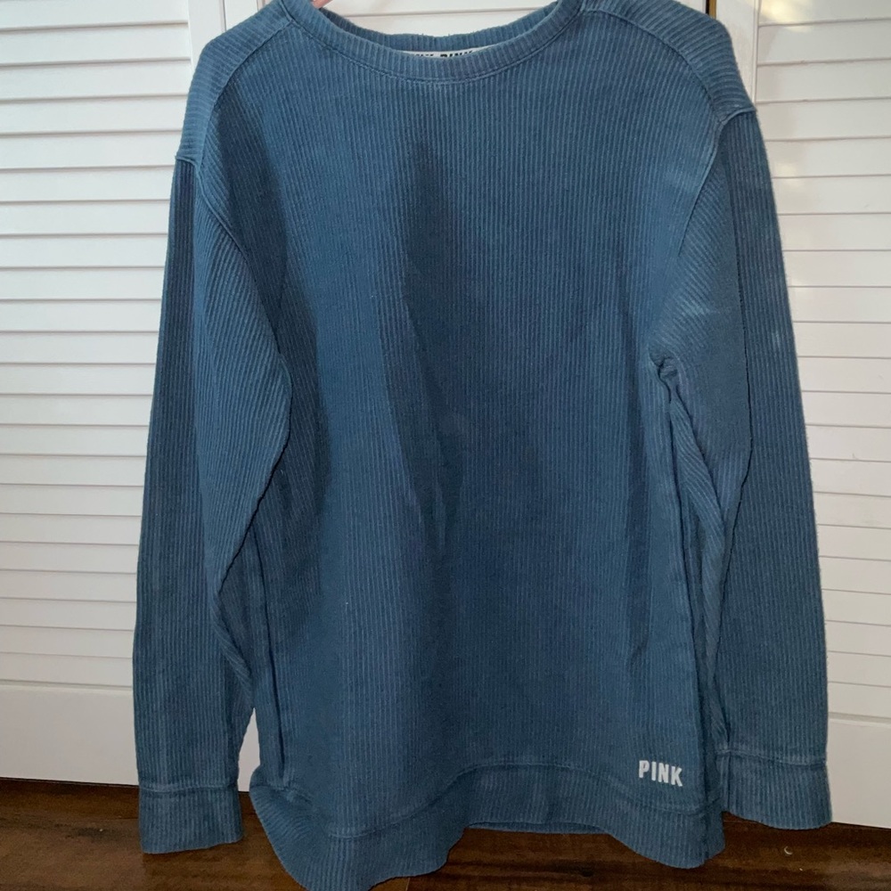 PINK by Victoria Secret Ribbed Crewneck Sweatshirt